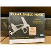 Image 2 : 3 BOXES OF 20 BOXED 10 PCS EACH CLEAR PLASTIC COMMERCIAL FACE SHIELDS
