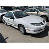 Image 2 : 2003 PONTIAC SUNFIRE, 4DR SEDAN, WHITE, VIN 3G2JB52F13S124955,