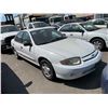 Image 2 : 2005 CHEVROLET CAVALIER, 4DR SEDAN, WHITE, VIN 1G1JC52F057189878,
