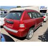 Image 3 : 2007 JEEP COMPASS 4DR SUV, RED, VIN 1J8FF47W17D346077,