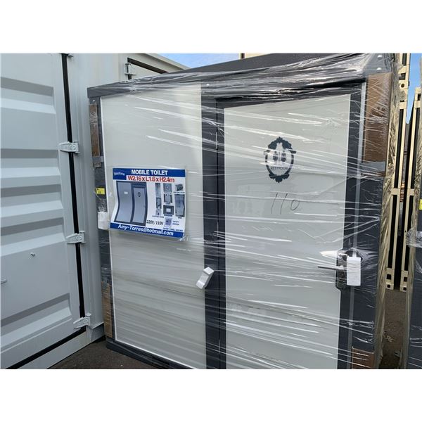 BASTONE LOCKING PORTABLE MOBILE SINGLE TOILET BATHHOUSE,