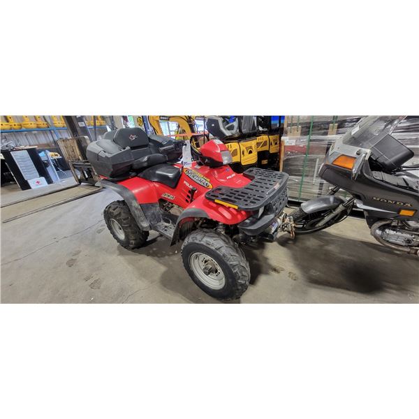 2002 POLARIS SPORTSMAN 500 H.O. QUAD ATV, RED, VIN 4XACH50AX2D627481