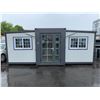 Image 1 : *H/T* BASTONE MODULAR PORTABLE SEA CAN WAREHOUSE BUILDING WITH BATHROOM,
