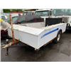 Image 1 : 2006 SINGLE AXLE UTILITY TRAILER, WHITE, COVERED, VIN 2BG6041896U618631,