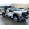 Image 2 : 2013 FORD F-550 SUPER DUTY, 2DR PU SALTER DUMP TRUCK, WHITE, VIN # 1FDUF5HT5DEB48631