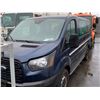 Image 1 : 2019 FORD TRANSIT 4DR 8 SEATS, SUV, BLUE, VIN 1FMZK1ZM6KKB37167,