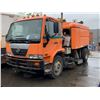 Image 1 : 2009 NISSAN ELGIN J STREET SWEEPER, 2DR, ORANGE, VIN JNAPC81L49AF75017,