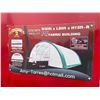 Image 2 : GOLDEN MOUNT 30'X85'X15' HIGH ROUND ROOF PE FABRIC STORAGE BUILDING, GW 1400KG