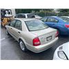 Image 2 : 2001 MAZDA PROTEGE, 4DR SEDAN, BROWN, VIN JM1BJ225610439697,