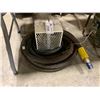 Image 1 : WHITE METAL PORTABLE ELECTRIC ASSISTED JOBSITE HEATER & HOSE