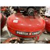 Image 2 : PORTER CABLE RED PORTABLE ELECTRIC ASSISTED 6 GALLONS PANCAKE AIR COMPRESSOR