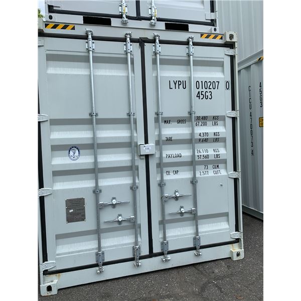 *H/T S* GREY 40' 52,910 MAX CAPACITY INDUSTRIAL TRANSPORT CONTAINER