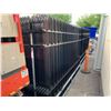 Image 2 : 22 PIECE 10' WROUGHT IRON SITE FENCE