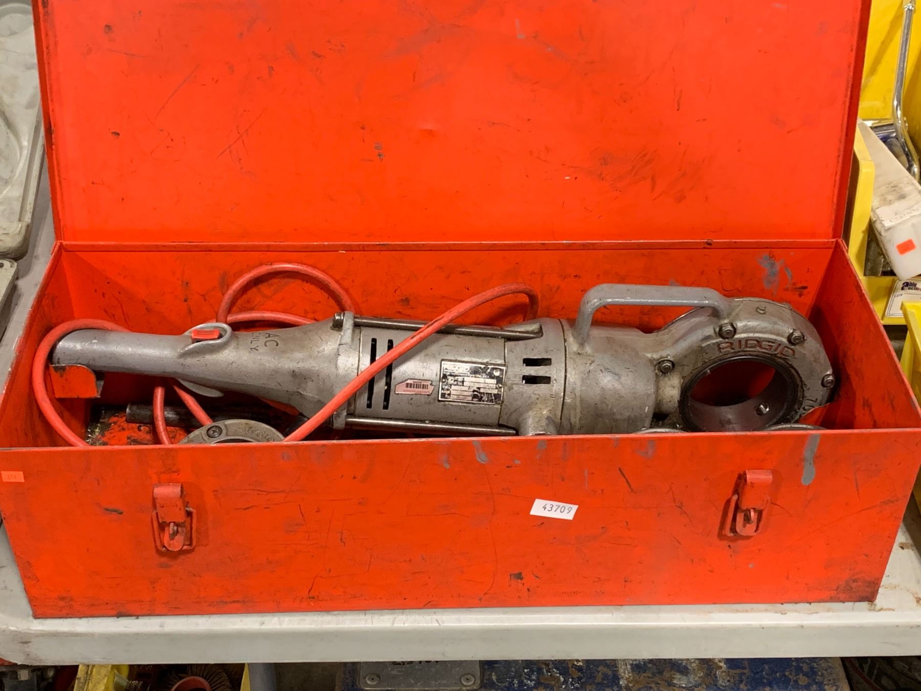 RIDGID 700-T2 INDUSTRIAL HEAVY DUTY ELECTRIC CORDED HANDHELD PIPE ...