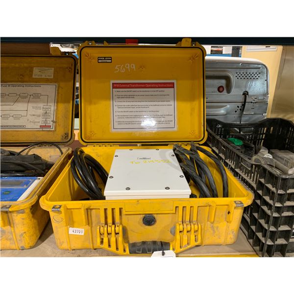 PF-III EXTERNAL TRANSFORMER OPERATING SYSTEM IN HARD TRANSPORT CARRY CASE