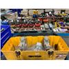 Image 1 : INDUSTRIAL HEAVY DUTY 4" IPS X 2" IPS BOLT PIPE CLAMP WITH ASSORTED ATTACHMENTS IN HARD TRANSPORT