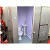 Image 2 : GALVANIZED METAL DUAL PORTABLE WASHROOM WITH 2 TOILETS, SINKS, FANS & LIGHTING