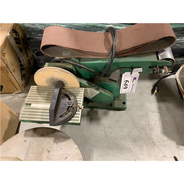 BUSY BEE B402 GREEN INDUSTRIAL HEAVY DUTY BENCHTOP 4/6 WOODWORKING SANDER