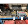 Image 1 : ASSORTED INDUSTRIAL HEAVY DUTY CORDED POWER TOOLS IN HARD TRANSPORT CASE INCLUDING: MONTI BRISTLE