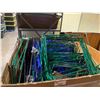 Image 2 : PALLET OF ASSORTED GREEN/BLUE GARBAGE BIN FRAMES