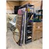 Image 1 : ASSORTED GREY/BLACK STORAGE RACK SHELVING PARTS WITH UPRIGHTS, BEAM, SHELF & ASSORTED BED ROOM