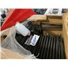 Image 2 : PALLET CRATE OF BLACK METAL FOLDING EVENT GARBAGE BAG HOLDERS