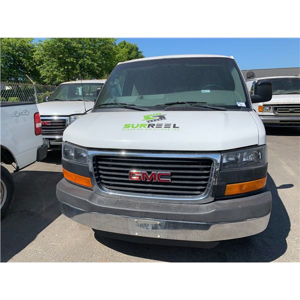 2012 GMC SAVANNA, 2 DR VAN, WHITE, VIN 1GTZ7TBG8C1129326,