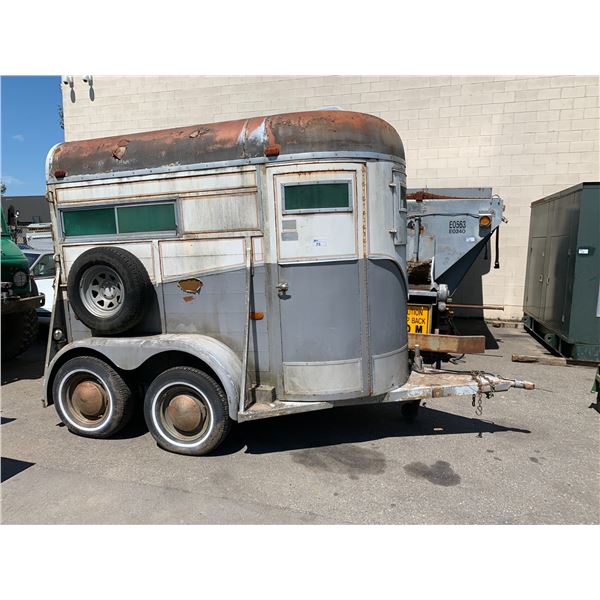 1975 STIDHAM HORSE TRAILER, GREY, SER#D836,