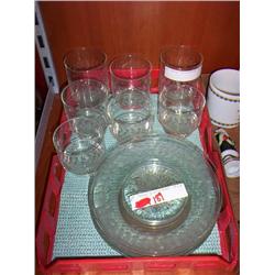 PLATES AND GLASSES