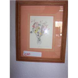 FRAMED WATERCOLOR