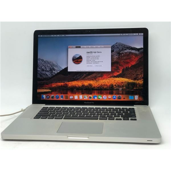 Apple MacBook Pro 15-inch SSD Hardrive