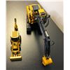 Image 2 : Set of 2 John Deere heavy metal die-cast scaled models - includes 200D LC Excavator & 310D Loader Ba