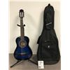 Image 1 : Beaver Creek BCTC401BB 6 nylon string acoustic guitar w/ bag/ wall mount hanger & capo (FLOOR STAND