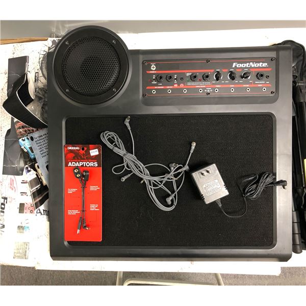 SKB footnote amplified pedal board w/ adaptors