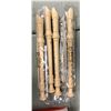 Image 1 : Group of 4 Ravel Recorder flutes