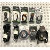 Image 1 : Large group of assorted audio cables - includes MIDI to MIDI/ 2x RCA MALE to RCA MALE/ MIDI cables/