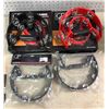 Image 1 : Group of 4 assorted GP half moon shape tambourines