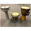 Image 1 : Group of 3 assorted drums