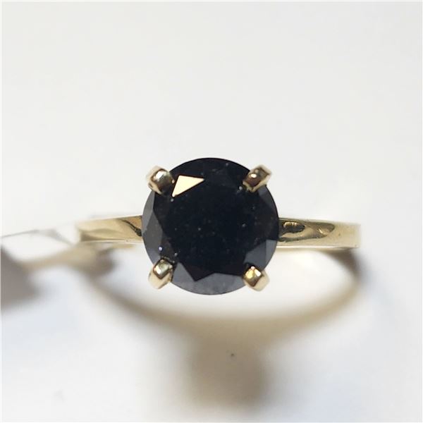 $2565 10K Black Diamond(2.4ct) Ring