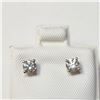 Image 1 : $2400 14K Diamond (0.4Ct,Si1-2,G-H) Earrings