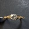 Image 1 : $1440 10K Moissanite(0.55ct) Diamond(0.14ct) Ring