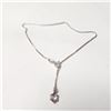 Image 1 : Silver Cz 10" Anklet