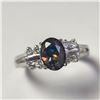 Image 2 : $120 Silver Mystic Topaz And Cz Ring