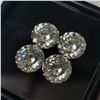 Image 2 : $1000 Pack Of 4 Laser Cut Moissanite Test Like Diamond, Looks Better(10ct)