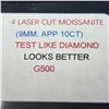 Image 3 : $1000 Pack Of 4 Laser Cut Moissanite Test Like Diamond, Looks Better(10ct)