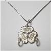 Image 1 : $60 Silver 3 Seperable "Friend" 22" Necklace