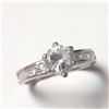 Image 2 : $120 Silver CZ Ring