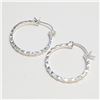 Image 2 : $60 Silver Hoop Earrings