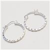 Image 3 : $60 Silver Hoop Earrings