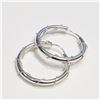 Image 2 : $40 Silver Hoop Earrings